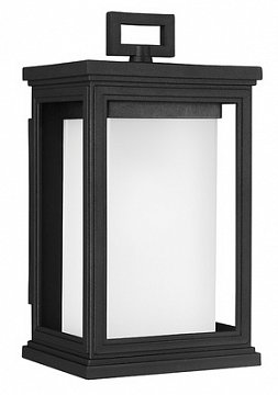 Настенный фонарь h29, w16, d15cm, IP44, 1*60W E27, чёрный