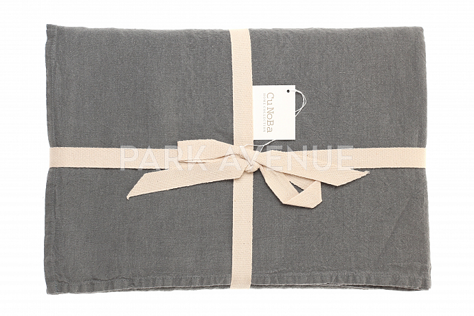 LIL CUNOBA Скатерть льняная, 150x180, 100% лен , Grey